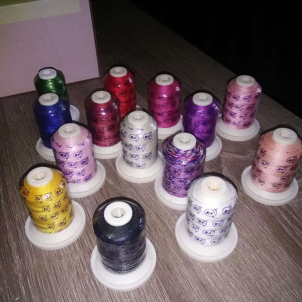New 14 spools Robison-Anton embroidery thread.  500 yards 50 wt.